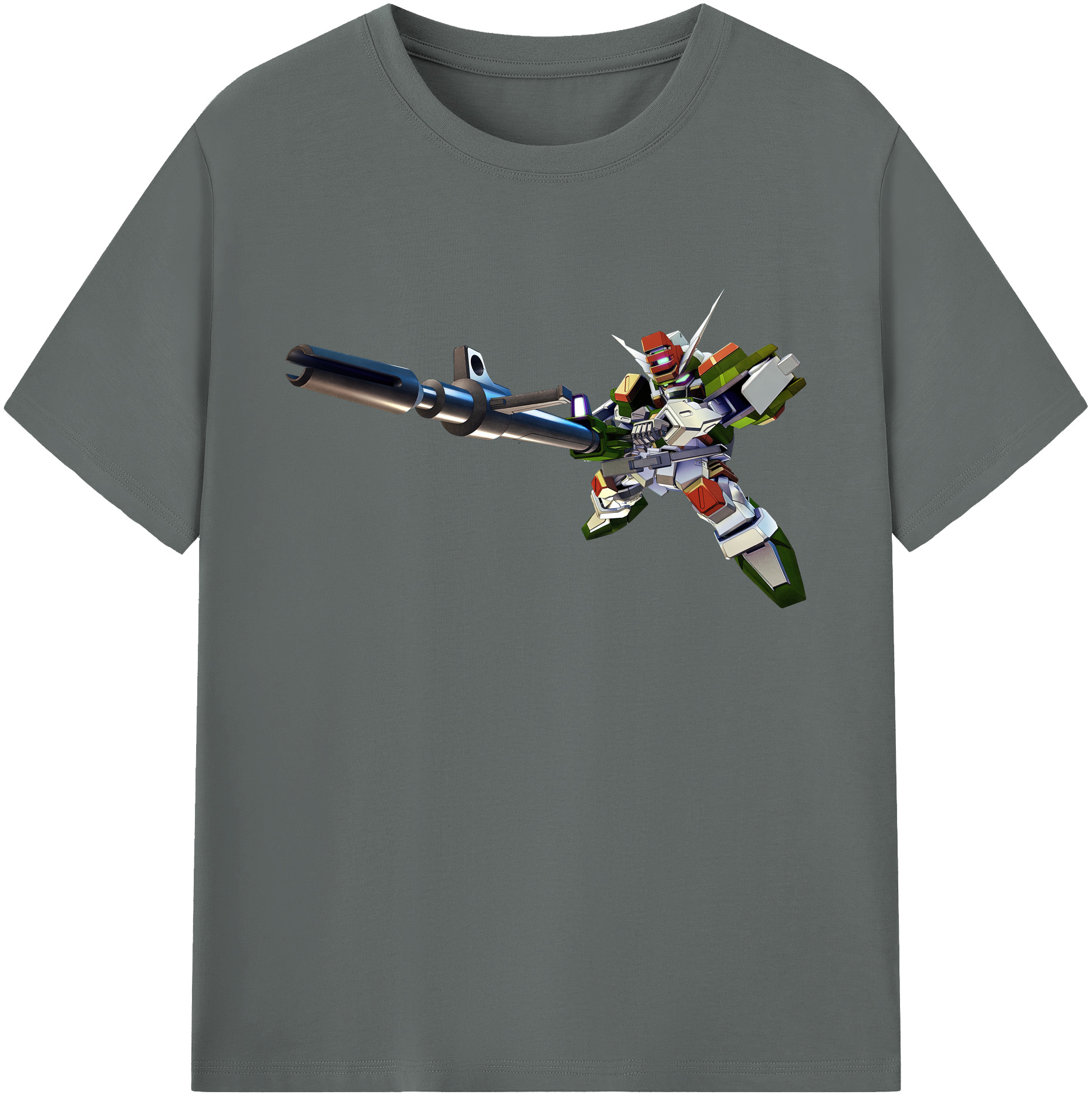 （画像用） 機動戦士ガンダム Mobile Suit Gundam 綿100％ メンズ半袖Tシャツ｜肌触りやわらか＆通気性